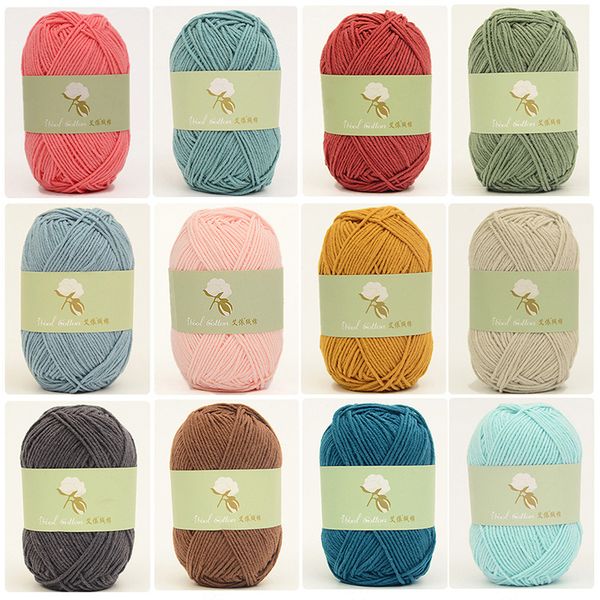 50g/ball 39 color combed soft baby milk cotton yarn fiber velvet yarn hand knitting wool crochet yarn diy sweater, Black;white
50g/ball 39 color combed soft baby milk cotton yarn fiber velvet yarn hand knitting wool crochet yarn diy sweater, Black;white