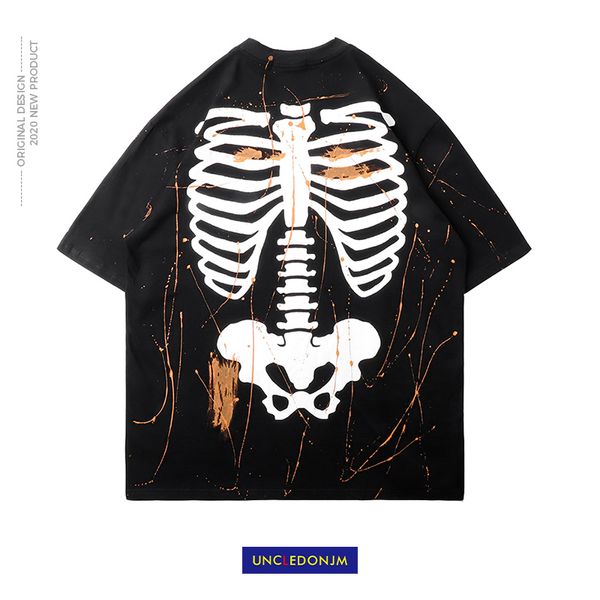 skeleton streetwear hip hop t shirt t2-a032, White;black
skeleton streetwear hip hop t shirt t2-a032, White;black