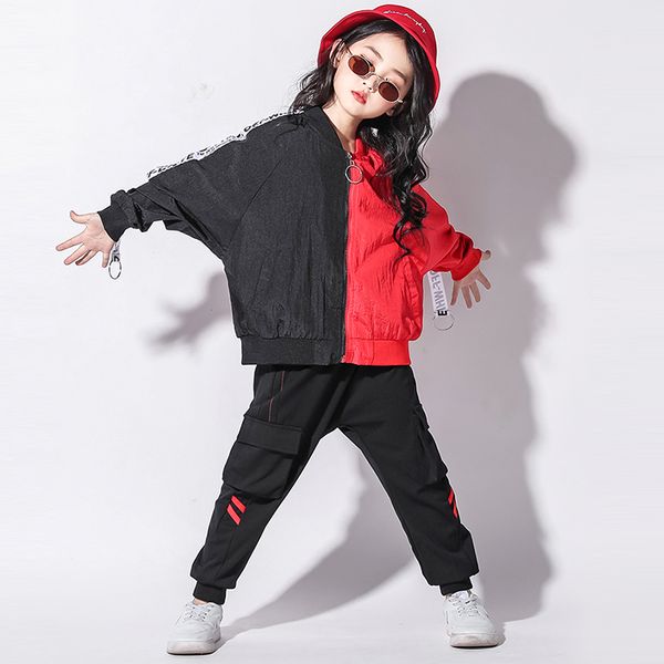 new boys street jazz dance costumes children hip hop clothes girls tide autumn loose long-sleeved jacket pants suit dl3272, Black;red
new boys street jazz dance costumes children hip hop clothes girls tide autumn loose long-sleeved jacket pants suit dl3272, Black;red