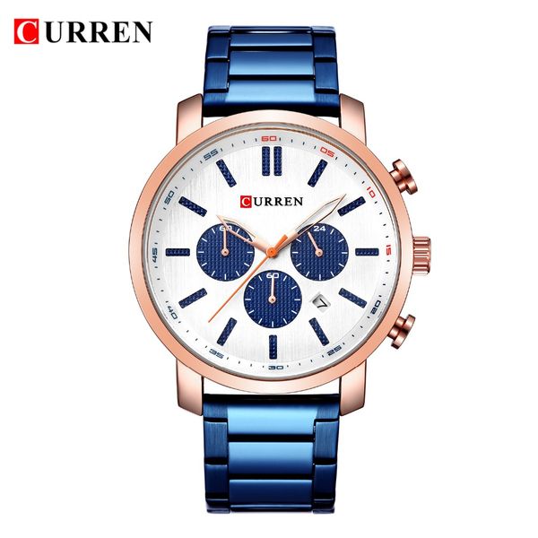 curren mens watches brand luxury fashion casual chronograph date stainless steel sport military male clock waterproof 30m260b, Slivery;brown
curren mens watches brand luxury fashion casual chronograph date stainless steel sport military male clock waterproof 30m260b, Slivery;brown