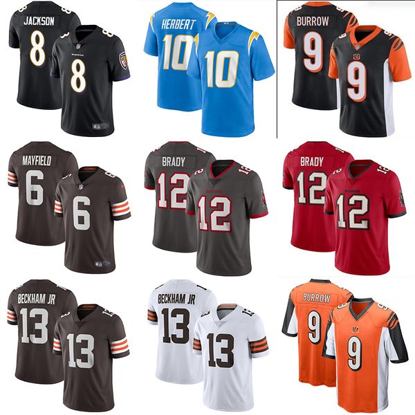 9 joe burrow 12 tom brady 87 rob gronkowski football jersey odell beckham jr 13 mayfield 6 justin herbert 10 lamar jackson 8 derwin james 33, Black;red
9 joe burrow 12 tom brady 87 rob gronkowski football jersey odell beckham jr 13 mayfield 6 justin herbert 10 lamar jackson 8 derwin james 33, Black;red