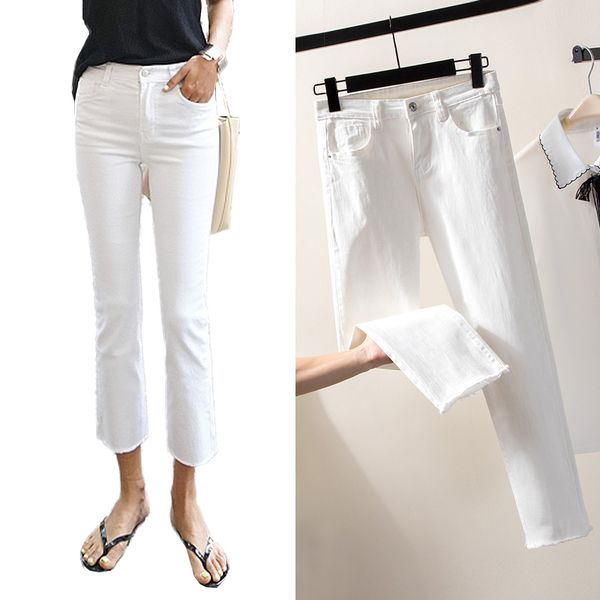 2019 streetwear white black jeans woman high waist ripped skinny jeans women plus size mom pants femme, Blue
2019 streetwear white black jeans woman high waist ripped skinny jeans women plus size mom pants femme, Blue