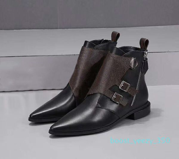 luxury women jumble flat ankle designer shoes martin ladies fashion boot with charming pointed toes black red winter b35
luxury women jumble flat ankle designer shoes martin ladies fashion boot with charming pointed toes black red winter b35