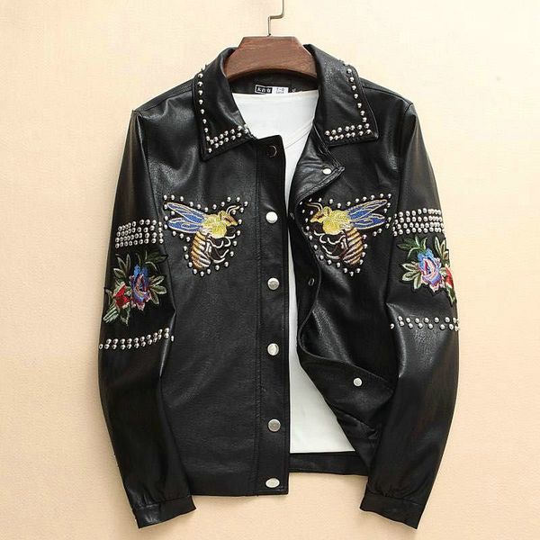 clothing men pu leather jacket spring autumn british style business men leather jacket motorcycle jacket male coat black plus
clothing men pu leather jacket spring autumn british style business men leather jacket motorcycle jacket male coat black plus