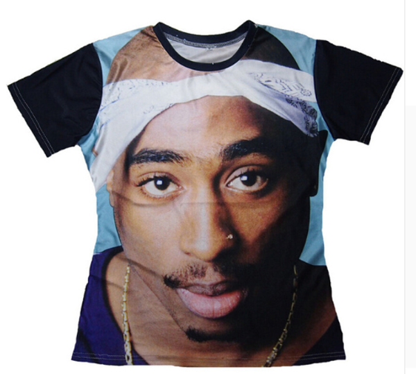 popular singer rapper tupac 2pac t shirt men women funny 3d print summer short sleeve o neck crewneck casual a147, White;black
popular singer rapper tupac 2pac t shirt men women funny 3d print summer short sleeve o neck crewneck casual a147, White;black