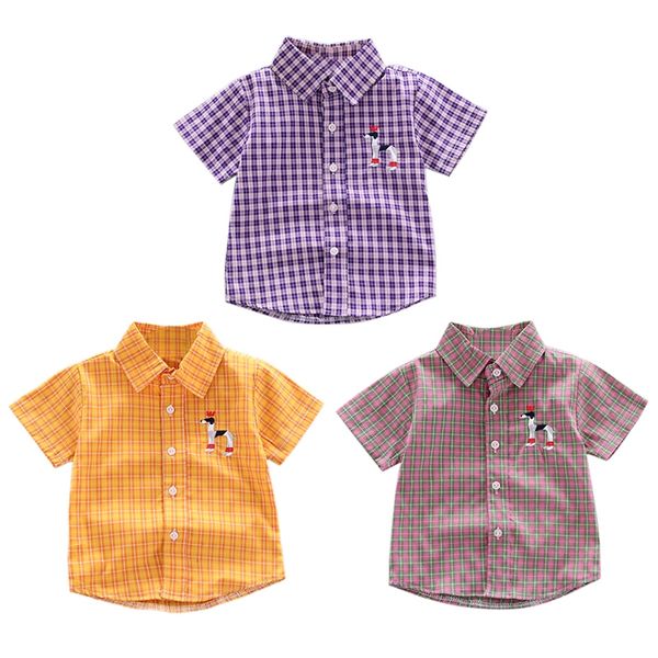 2020 Summer Baby Boys Short Sleeve Plaid Floral Print Shirts Kids Tops Tees Shirts Casual Blouse Shein Kids Clothes Boys Shirts
2020 Summer Baby Boys Short Sleeve Plaid Floral Print Shirts Kids Tops Tees Shirts Casual Blouse Shein Kids Clothes Boys Shirts