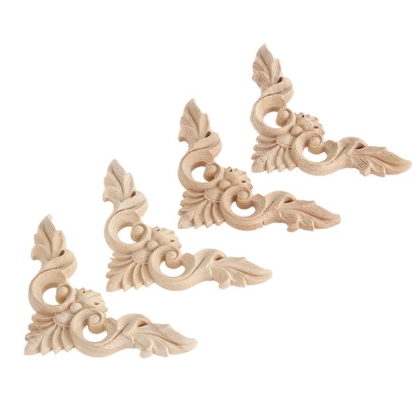 4pcs 8*8cm wood carved corner onlay furniture home decorations unpainted applique other home decor
4pcs 8*8cm wood carved corner onlay furniture home decorations unpainted applique other home decor