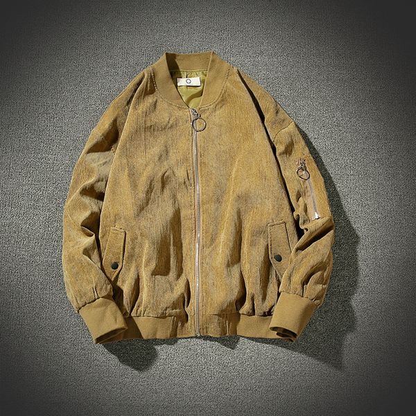 autumn corduroy jacket men slim fashion retro casual cotton oversize jacket man streetwear wild hip hop bomber men, Black;brown
autumn corduroy jacket men slim fashion retro casual cotton oversize jacket man streetwear wild hip hop bomber men, Black;brown