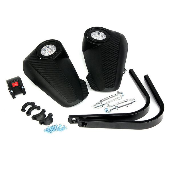 triclick motorcycle led light handguards 7/8" brush bar hand guard handle protector shield motorbike scooter windproof handlebar
triclick motorcycle led light handguards 7/8" brush bar hand guard handle protector shield motorbike scooter windproof handlebar