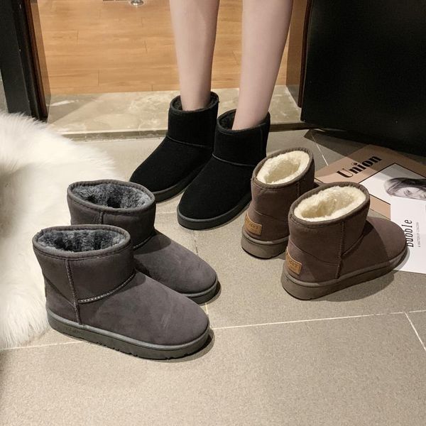 2019 winter new women's cotton short tube wild plus velvet women's shoes warm feet casual snow boots women z129, Black
2019 winter new women's cotton short tube wild plus velvet women's shoes warm feet casual snow boots women z129, Black
