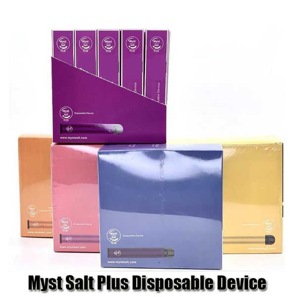 Original Myst Salt Plus Disposable Device Pod Kit 650mAh Battery 3.2ml Cartridges Vape Empty Pen 1000 Puffs Authentic
Original Myst Salt Plus Disposable Device Pod Kit 650mAh Battery 3.2ml Cartridges Vape Empty Pen 1000 Puffs Authentic