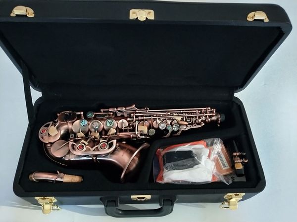 new soprano curved neck saxophone brass body antique copper students musical instruments yanagisawa s-991 with cas
new soprano curved neck saxophone brass body antique copper students musical instruments yanagisawa s-991 with cas
