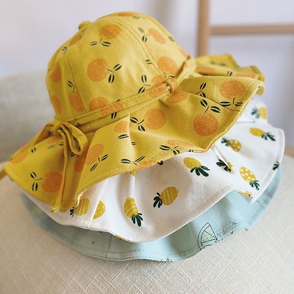 new baby summer bucket hat kids children print fruit pattern cap sun beach caps lovely lace princess brim baby girl sun hats, Yellow
new baby summer bucket hat kids children print fruit pattern cap sun beach caps lovely lace princess brim baby girl sun hats, Yellow