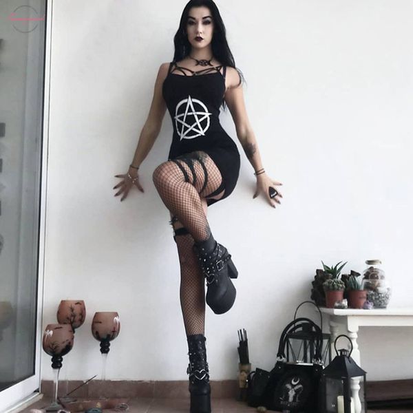 fashion women five pointed star print dress cool punk gothic bodycon sleeveless dress braces dress for women girls 40my27, Black;gray
fashion women five pointed star print dress cool punk gothic bodycon sleeveless dress braces dress for women girls 40my27, Black;gray