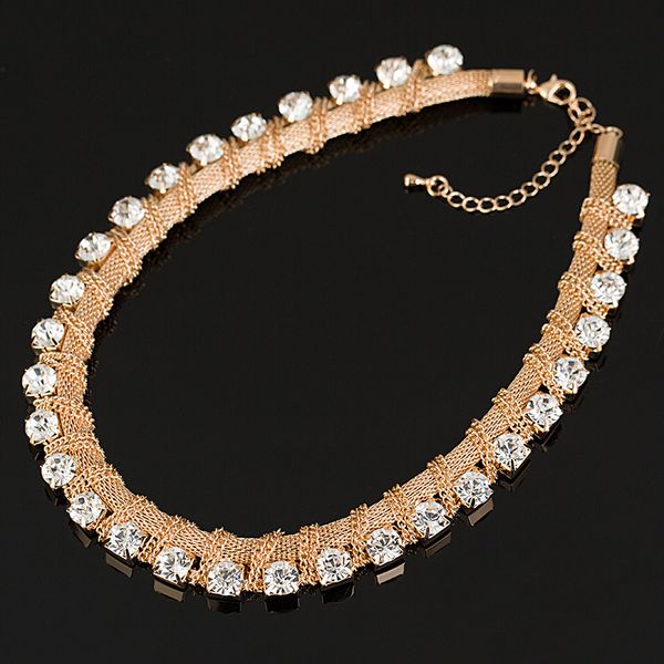 new charm gold color chains choker rhinestones women fashion crystal necklaces & pendants statement vintage jewelry # n028, Golden;silver
new charm gold color chains choker rhinestones women fashion crystal necklaces & pendants statement vintage jewelry # n028, Golden;silver