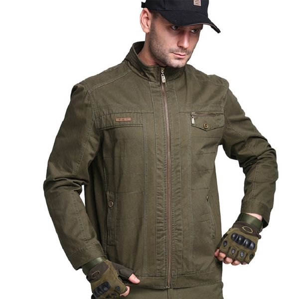 dropshipping men jacket style stand collar men's jacket cotton business casual coat tactical outerwear male clothes, Black;brown
dropshipping men jacket style stand collar men's jacket cotton business casual coat tactical outerwear male clothes, Black;brown