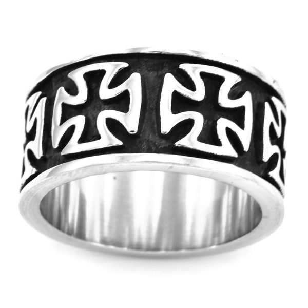 fanssteel stainless steel punk vintage mens or womens jewelry military german iron iron cross ring gift fsr10w07, Silver
fanssteel stainless steel punk vintage mens or womens jewelry military german iron iron cross ring gift fsr10w07, Silver
