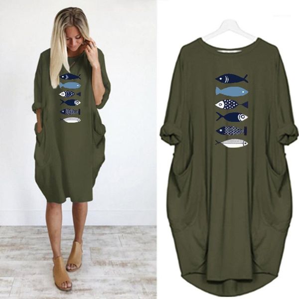 casual dresses o neck long sleeve big pocket casual dresses plus size women clothing animal printed, Black;gray
casual dresses o neck long sleeve big pocket casual dresses plus size women clothing animal printed, Black;gray