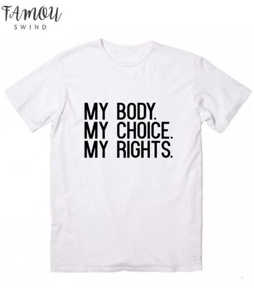 my body my choice my rights print women tshirt cotton casual funny t shirt for lady girl 100% cotton tee hipster, White
my body my choice my rights print women tshirt cotton casual funny t shirt for lady girl 100% cotton tee hipster, White