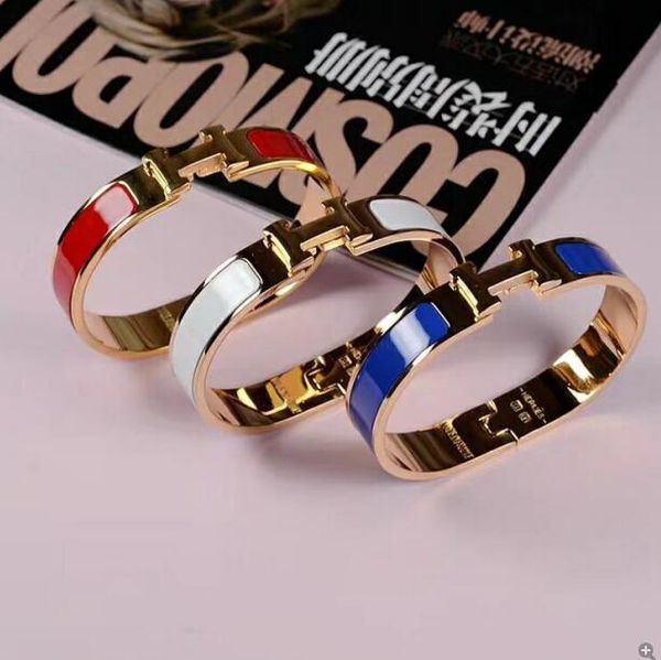 women men hermeslied enamel charm bracelets bangle letter buckle bracelets and box, Black
women men hermeslied enamel charm bracelets bangle letter buckle bracelets and box, Black