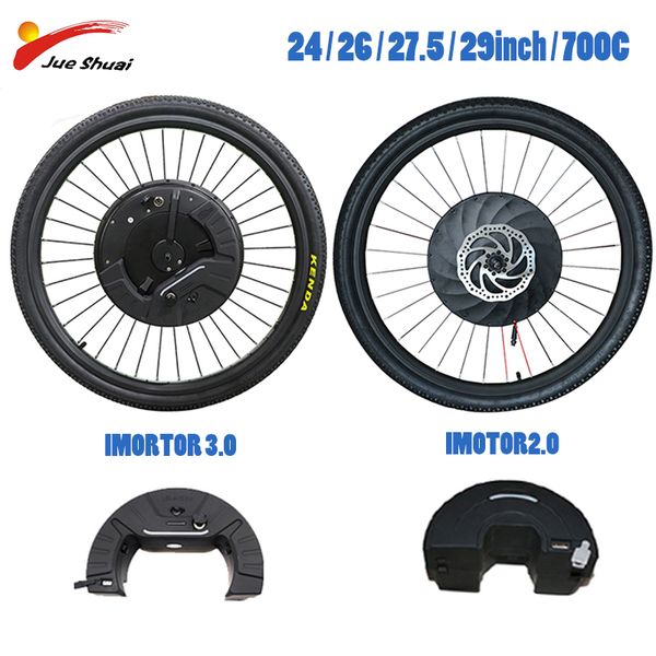 2020 new imortor 2.0/3.0 electric bike conversion kit with battery bluetooth front motor 36v max speed 40km/h 24-29inch/700c kit, Silver;blue
2020 new imortor 2.0/3.0 electric bike conversion kit with battery bluetooth front motor 36v max speed 40km/h 24-29inch/700c kit, Silver;blue