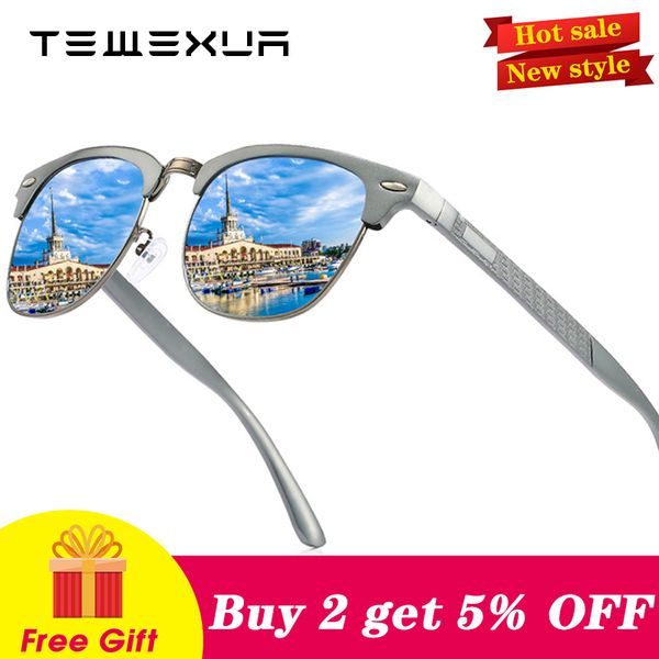 tewexua summer men's women square polarized sunglasses all aluminum magnesium sunglasses driving mirror uv400 protection, White;black
tewexua summer men's women square polarized sunglasses all aluminum magnesium sunglasses driving mirror uv400 protection, White;black