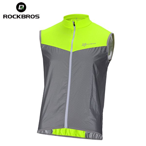 rockbros reflective safety vest sleeveless cycling vest jacket windproof bike clothing bicycle jersey coat chaleco ciclismo, Black
rockbros reflective safety vest sleeveless cycling vest jacket windproof bike clothing bicycle jersey coat chaleco ciclismo, Black