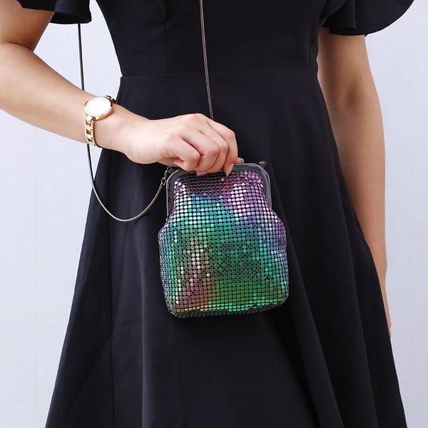 2019 trendy multicolor sequin evening bag lady shoulder bag chain strap elegant phone purse women's handbag femme hasp sac
2019 trendy multicolor sequin evening bag lady shoulder bag chain strap elegant phone purse women's handbag femme hasp sac