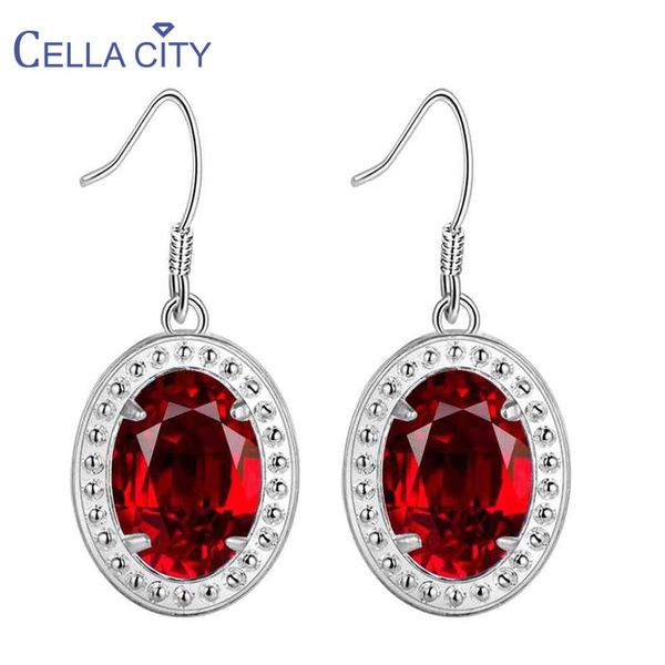 cellacity vintage ruby drop earrings for women 925 silver gemstone women fine jewelry for chamr wedding engagement gift, Golden;silver
cellacity vintage ruby drop earrings for women 925 silver gemstone women fine jewelry for chamr wedding engagement gift, Golden;silver