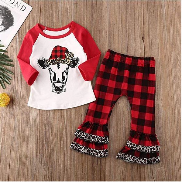 kids charistmas pajamas tracksuit baby girls xmas tree t shirt plaid leopard patchwork pants 2 piece outfits horn sleeve shirt suits a110603, White
kids charistmas pajamas tracksuit baby girls xmas tree t shirt plaid leopard patchwork pants 2 piece outfits horn sleeve shirt suits a110603, White