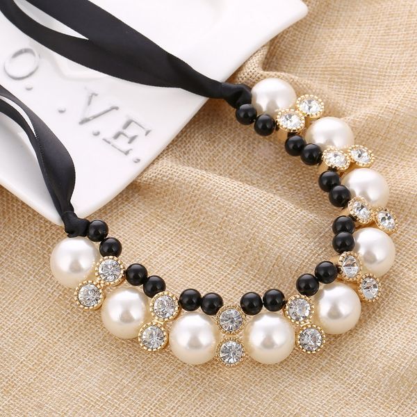 Fashion Simulated Pearl Necklaces & Pendants Rhinestone Beads Rope Chain Chokers Necklace Statement Necklaces For Women Collares
Fashion Simulated Pearl Necklaces & Pendants Rhinestone Beads Rope Chain Chokers Necklace Statement Necklaces For Women Collares
