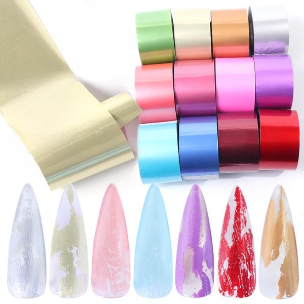 120m/roll transfer foil stickers for nails matte metallic effect holographic stickers on nails water decals nail design la1912-1, Black
120m/roll transfer foil stickers for nails matte metallic effect holographic stickers on nails water decals nail design la1912-1, Black