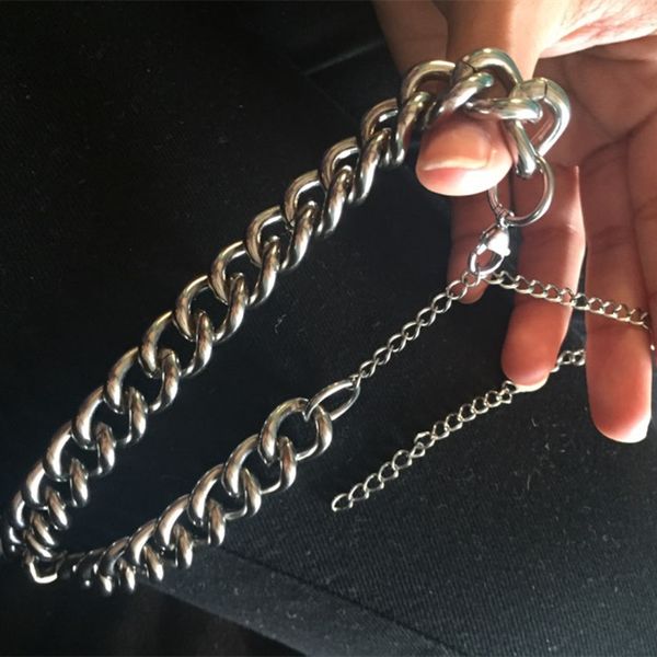 2020 gothic chunky choker necklace stainless steel punk statement necklace women kettingen kolye jewelry vintage collier femme, Golden;silver
2020 gothic chunky choker necklace stainless steel punk statement necklace women kettingen kolye jewelry vintage collier femme, Golden;silver