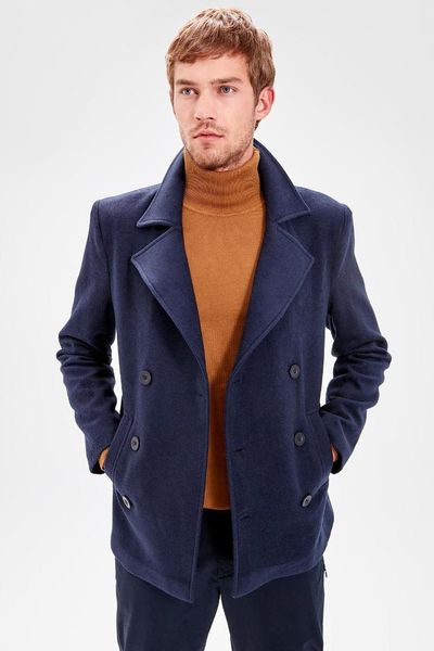 trendyol navy blue new male front buttoned pockets diagonel coat tmnaw20kb0005, Black;brown
trendyol navy blue new male front buttoned pockets diagonel coat tmnaw20kb0005, Black;brown
