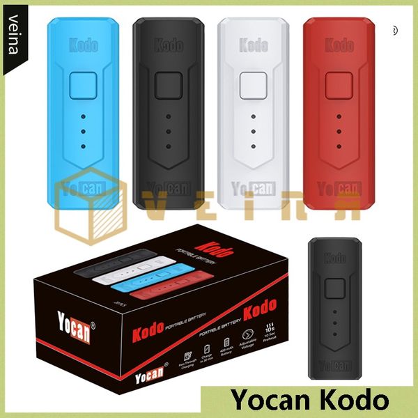 Оригинал Yocan Kodo Аккумулятор 400 мАч Регулируемое Напряжение Vape Box Mod для 510 Резьбовых Тележек Густой Картридж Распылителя Масла ПРОТИВ Yocan uni
Оригинал Yocan Kodo Аккумулятор 400 мАч Регулируемое Напряжение Vape Box Mod для 510 Резьбовых Тележек Густой Картридж Распылителя Масла ПРОТИВ Yocan uni