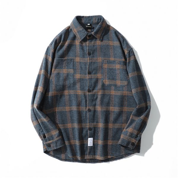 spring autumn long sleeve shirts flannel plaid vintage streetwear casual fashion pocket 2020 korean jacket harajuku shirts, White;black
spring autumn long sleeve shirts flannel plaid vintage streetwear casual fashion pocket 2020 korean jacket harajuku shirts, White;black