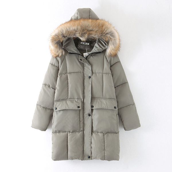 ladies winter gray long coat 2019 fashion new hooded fur collar pockets solid color stitching bread clothes warm cotton coat lad, Black
ladies winter gray long coat 2019 fashion new hooded fur collar pockets solid color stitching bread clothes warm cotton coat lad, Black