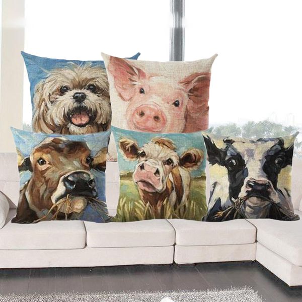 new arrival animals dog/pig/cattle pillowcase waist cushion comfortable 45*45cm pillow case
new arrival animals dog/pig/cattle pillowcase waist cushion comfortable 45*45cm pillow case