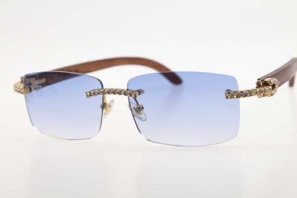 classic 3524012 rimless wood sunglasses men stone wooen diamond glasses with box blue lens new fashion classic sunglasses, White;black
classic 3524012 rimless wood sunglasses men stone wooen diamond glasses with box blue lens new fashion classic sunglasses, White;black