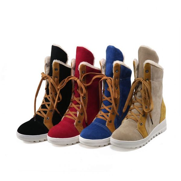 botas mujer new big size women's winter boots lace-up flat sole fur-leaning warm fashion folding snow for girls women shoes 169, Black
botas mujer new big size women's winter boots lace-up flat sole fur-leaning warm fashion folding snow for girls women shoes 169, Black