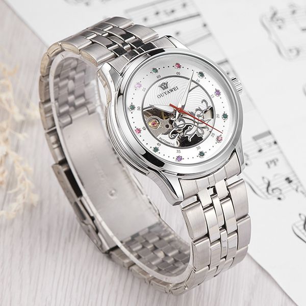 ouyawei женщина браслет часы skeleton механические наручные часы orologio automatico да donna дамы кристалл часы montre femme ly191226, Slivery;brown
ouyawei женщина браслет часы skeleton механические наручные часы orologio automatico да donna дамы кристалл часы montre femme ly191226, Slivery;brown