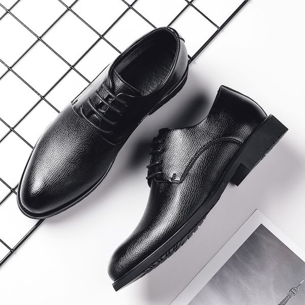 genuine leather men's business oxfords classic gentleman shoes outdoor fashion comfy casual shoes buty meskie iv, Black
genuine leather men's business oxfords classic gentleman shoes outdoor fashion comfy casual shoes buty meskie iv, Black