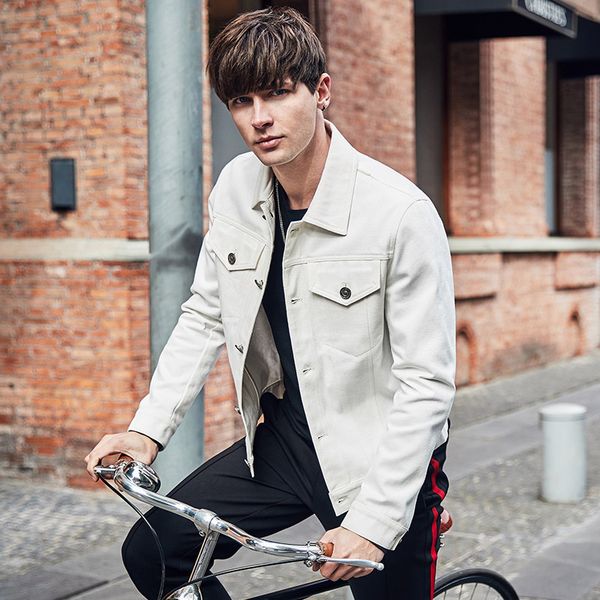 mens jackets and coats white printed denim jacket men clothes 2020 new spring long sleeve fashion single breasted 98% cotton 3xl, Black;brown
mens jackets and coats white printed denim jacket men clothes 2020 new spring long sleeve fashion single breasted 98% cotton 3xl, Black;brown
