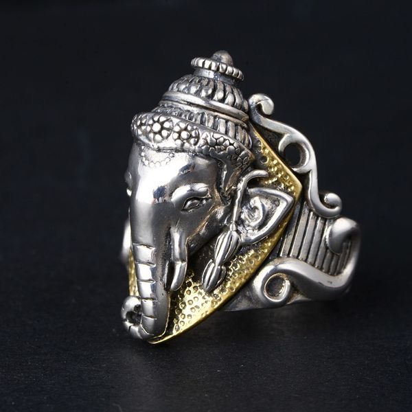 s925 silver jewelry wholesale retro thai silver wide face bully weather snout god of wealth elephant mens ring personality fashion trend, Golden;silver
s925 silver jewelry wholesale retro thai silver wide face bully weather snout god of wealth elephant mens ring personality fashion trend, Golden;silver