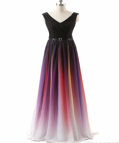 elie saab evening prom dresses belt backless gradient color black chiffon formal occasion party gowns real ps plus size sexy, Black;red
elie saab evening prom dresses belt backless gradient color black chiffon formal occasion party gowns real ps plus size sexy, Black;red