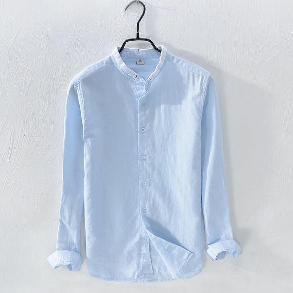 men's casual shirts linen men comfortable breathable natural shirt 2021 thin long sleeve vintage, White;black
men's casual shirts linen men comfortable breathable natural shirt 2021 thin long sleeve vintage, White;black