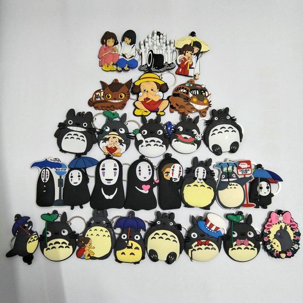 miyazaki hayao spirited away key chain anime pvc cos no face man ogino chihiro totoro travel luggage tag funky women llavero2018, Silver
miyazaki hayao spirited away key chain anime pvc cos no face man ogino chihiro totoro travel luggage tag funky women llavero2018, Silver