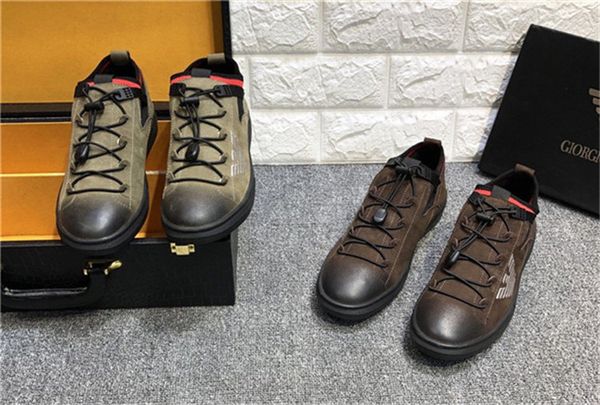 casual shoes british suede leather men's new lace up sports shoes luxury sneakers mens design shoes large size: 38-44, Black
casual shoes british suede leather men's new lace up sports shoes luxury sneakers mens design shoes large size: 38-44, Black
