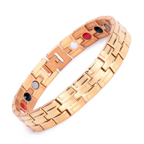 stress reliever healthy magnetic bracelet for women power therapy magnets magnetite hand chain energy germanium for men, Golden;silver
stress reliever healthy magnetic bracelet for women power therapy magnets magnetite hand chain energy germanium for men, Golden;silver