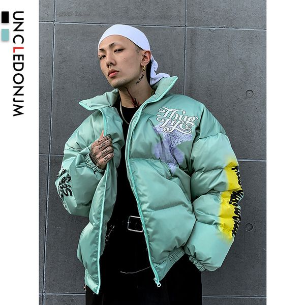 uncledonjm men's warm winter jacket funny printed bomber thick coat male parkas streetwear jackets hip hop outerwear 311, Black
uncledonjm men's warm winter jacket funny printed bomber thick coat male parkas streetwear jackets hip hop outerwear 311, Black